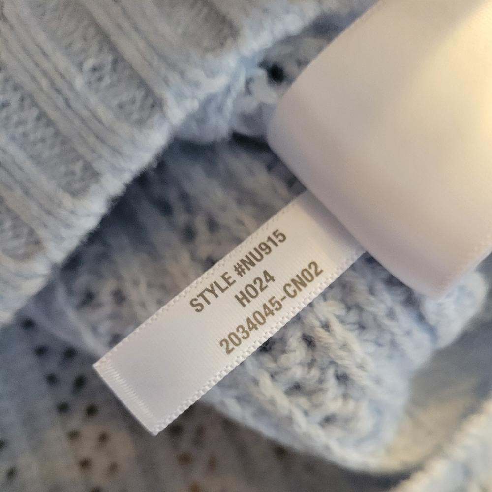 Madewell Pointelle-Stitch Mockneck Sweater -  Heather Pale Dawn - Picture 12 of 14